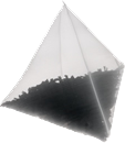tetrahedal tea bag without string